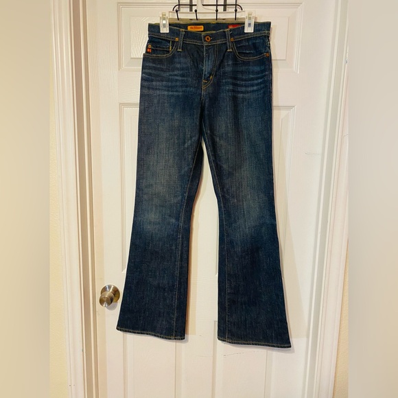 Adriano Goldsmeid Ag Bootcut Jeans size 31 excellent condition - Picture 3 of 9